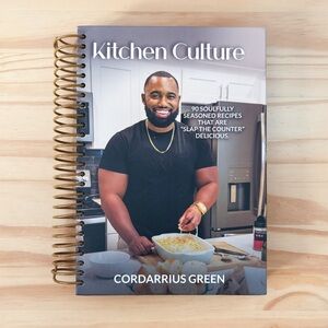 NEW Cordarrius Green Kitchen Culture Cookbook Signed